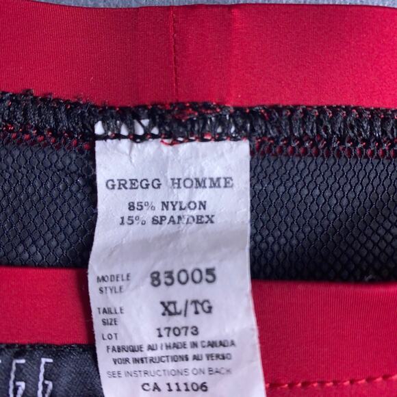 Gregg Homme Mens Size XL Maximizer Mesh Enhancer Trunk 85005 Black Red Underwear - Picture 6 of 7